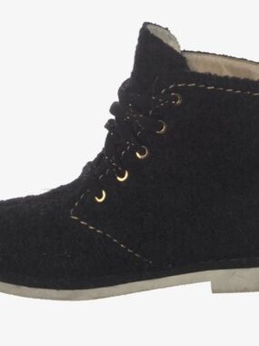 Authentic Chanel Tweed Lace Up Ankle Boots